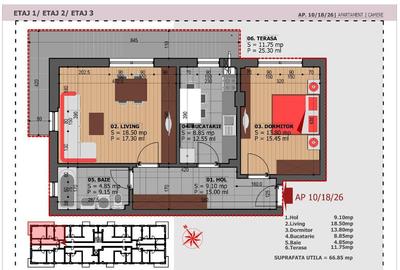 Mutare directa 2 camere decomandat bloc nou Oltenitei Berceni - 14