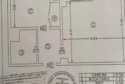 Inchiriez garsoniera cu contract ANAF, decomandata, situata in Drumul Sarii in bloc mixt de 4 etaje - 1