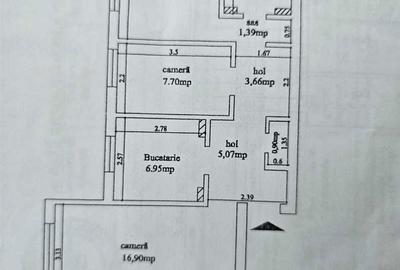 Apartament cu 3 camere decomandat în Dacia - 3
