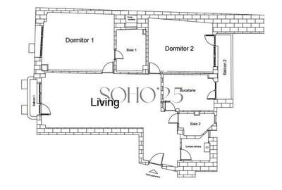 Apartament cu 3 camere, mobilat în Romană - 12