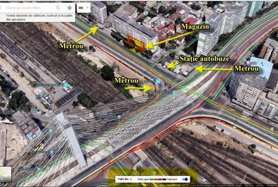 Inchiriez avantajos Spatiu comercial 195 mp, 20 m vitrina Buc. Calea Grivitei - 12