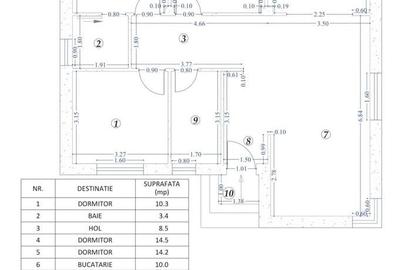 Casă cu 4 camere cu Teren 440 Mp în Frumușani - 2