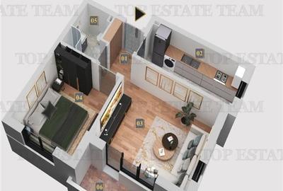 Apartament 2 camere/ bloc nou/ finisaje premium / toate utilitatile/ Militari Re - 8