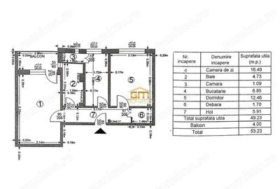 Apartament cu 2 camere decomandat în Ostroveni