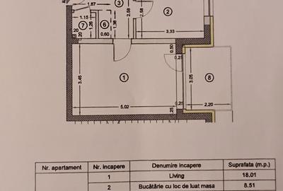 Apartament cu 2 camere decomandat în Exterior Vest