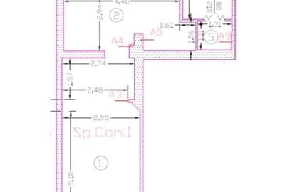 Spatiu comercial 67 mp | Titulescu |Stradal-Complet|4 camere mobilate| - 5