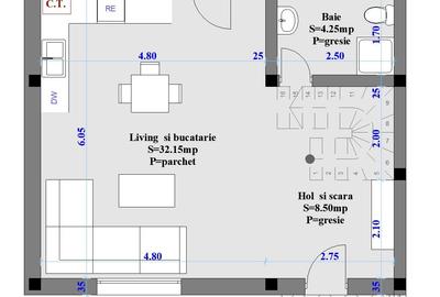 Duplex cu 4 camere cu Canalizare în Păcurari - 10