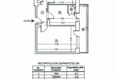 Apartament cu 2 camere decomandat în Central - 9