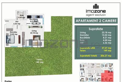 2 CAMERE | 150 mp | CURTE | METROU PACII | AUTOGARA MILIT... - 2