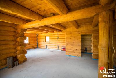 Exclusivitate! Casa din busteni intregi in Chinteni - 8