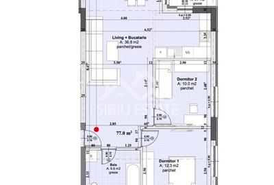 Apartament 3 camere Sibiu, Dna Stanca, lift si parcare - 10