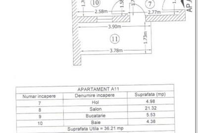 Apartament cu 2 camere decomandat în Central - 8