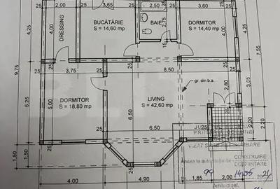 Casă cu 3 camere cu Teren 500 Mp în Central