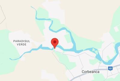 Corbeanca - Teren intravilan - iesire lac -  4285 mp -  deschidere  mare 82 mp - 1