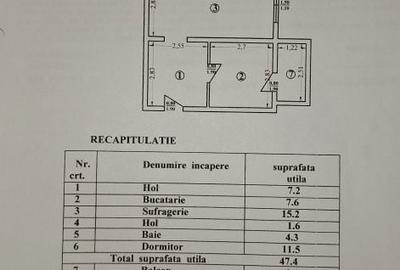 Apartament cu 2 camere în Mărgineni-Slobozia - 1