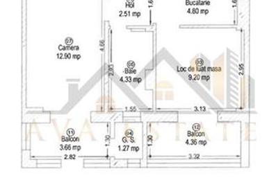 Apartament cu 3 camere decomandat, mobilat în Buziașului - 12