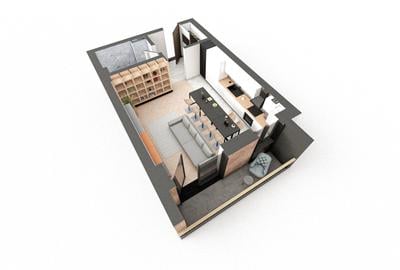 BRAUS CONFORT - Apartament Tip A – 1 Cameră - 4