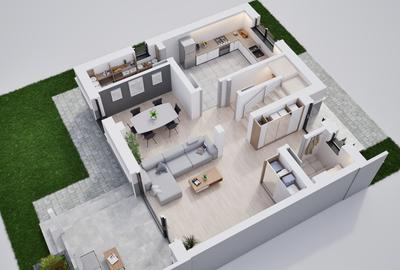 Duplex cu design premium și grădină proprie - 16