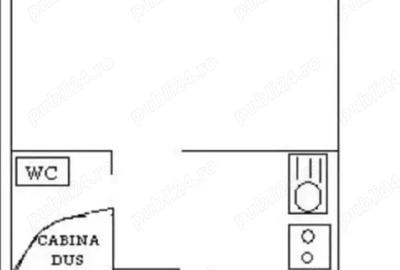 Garsonieră decomandată în Nicolina