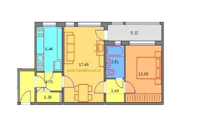 Apartament cu 2 camere semidecomandat în Drumul Taberei - 7