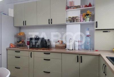 Apartament renovat 66 mp 3 camere 2 bai balcon pivnita Cisnadie - 6