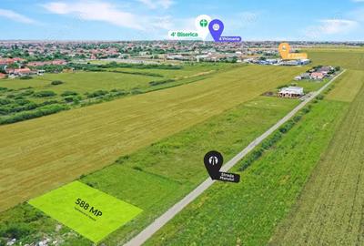 Teren de 588 mp, în Giarmata