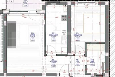 Apartament cu 2 camere decomandat în Mehala