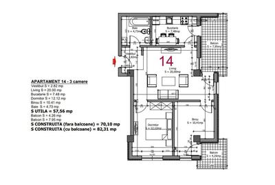 Apartament 3 camere | zona Maramures | Parc Unirii | Comision 0% - 12