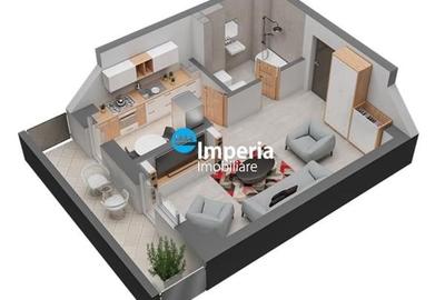 Apartament 1 cam de vanzare,45 mp,Dacia - 6