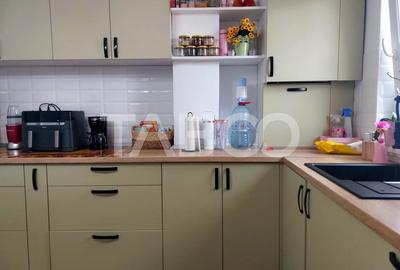 Apartament renovat 66 mp 3 camere 2 bai balcon pivnita Cisnadie - 13