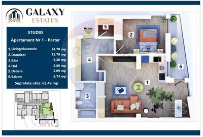 Apartament cu 2 camere decomandat în Tractorul