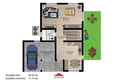 Casa individuala 4 camere 3 bai garaj Cartier Izvor Tarlungeni Brasov - 9