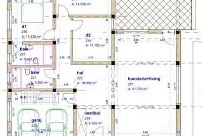 BARNOVA - Casa individuala P+POD, 156 mp + 1000 mp teren - 1