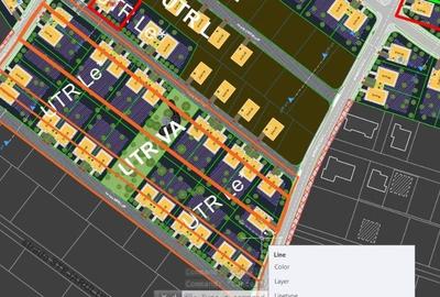 Trei parcele teren intravilan, PUZ, 600 mp, utilitai, Chinteni