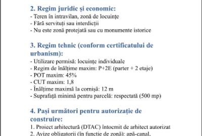 Teren intravilan /zona vile / 500 mp / str Mesteacanului - 4