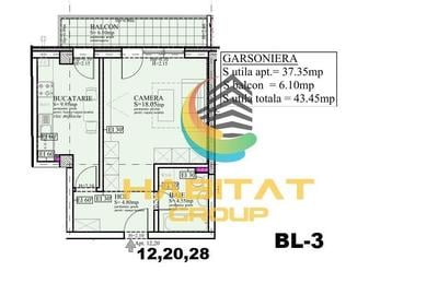 Garsonieră decomandată în Theodor Pallady - 2