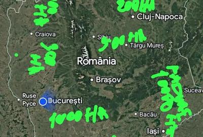Teren de 100000 mp, în Central