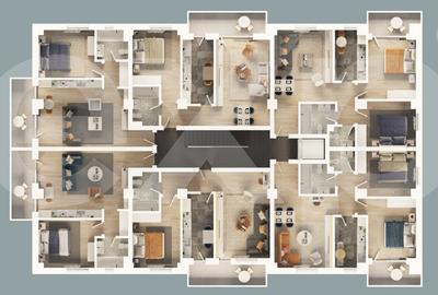 Apartament 2 camere in Mioveni | Bloc Nou | Comision 0% - 6