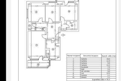 Apartament cu 4 camere decomandat în Rahova - 7