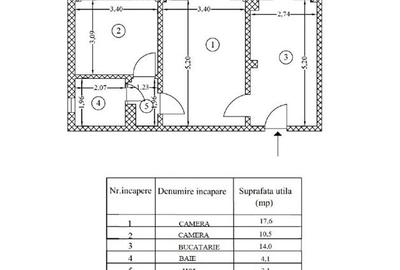 Stefan cel Mare-Metrou, apartament 2 camere Stefan cel Mare-Metrou, apartament 2 camere - 7