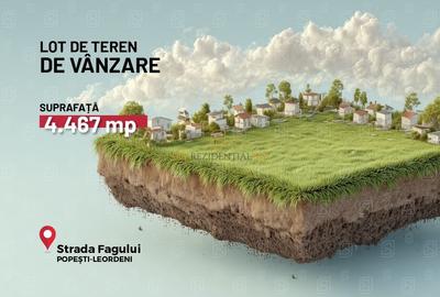 Teren de vanzare, Popesti-Leordeni, If, zona Viscofil-ideal investitie - 1