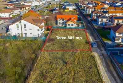 Teren Construcții intravilan de 885 mp, în Central - 4