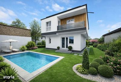 Casă cu 4 camere cu Piscina în Central