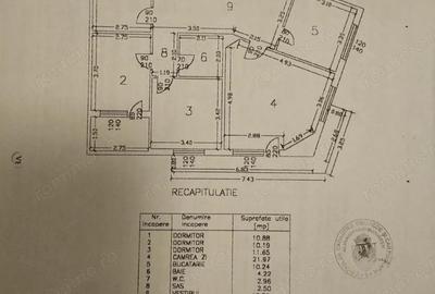 Apartament cu 4 camere semidecomandat, mobilat în Universitate - 9