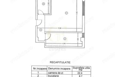 Vanzare apartament cu o camera - 35 m.p in Pacurari - Iasi - 7