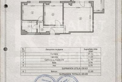 Apartament cu 3 camere în Roșu - 10