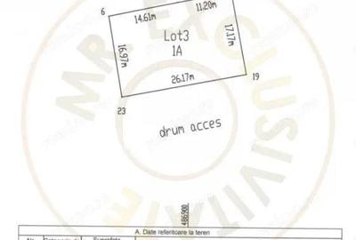 Teren 500 mp intravilan Smeura Stoenari - 4 loturi - 6
