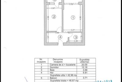 Apartament cu 2 camere decomandat, mobilat în Theodor Pallady - 7