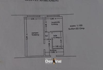 Garsonieră decomandată, mobilată în Frumoasa