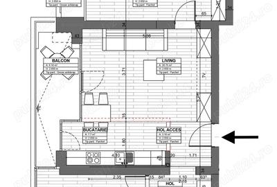 Cesiune promisiune apartament 3 camere, etaj 10, vedere Botanic - 1